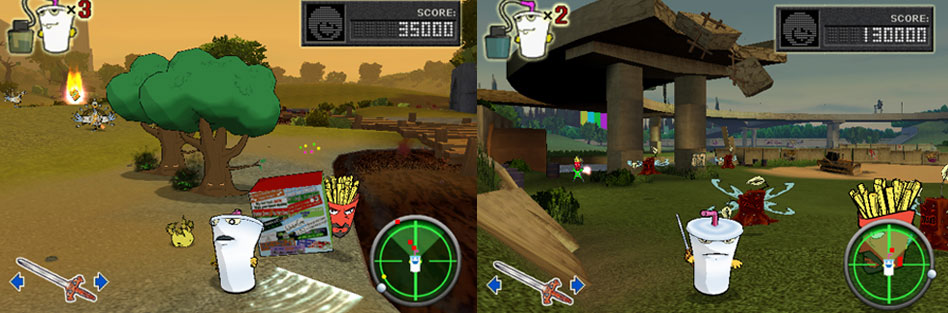 Aqua Teen Hunger Force Zombie Ninja ProAm (USA) ISO