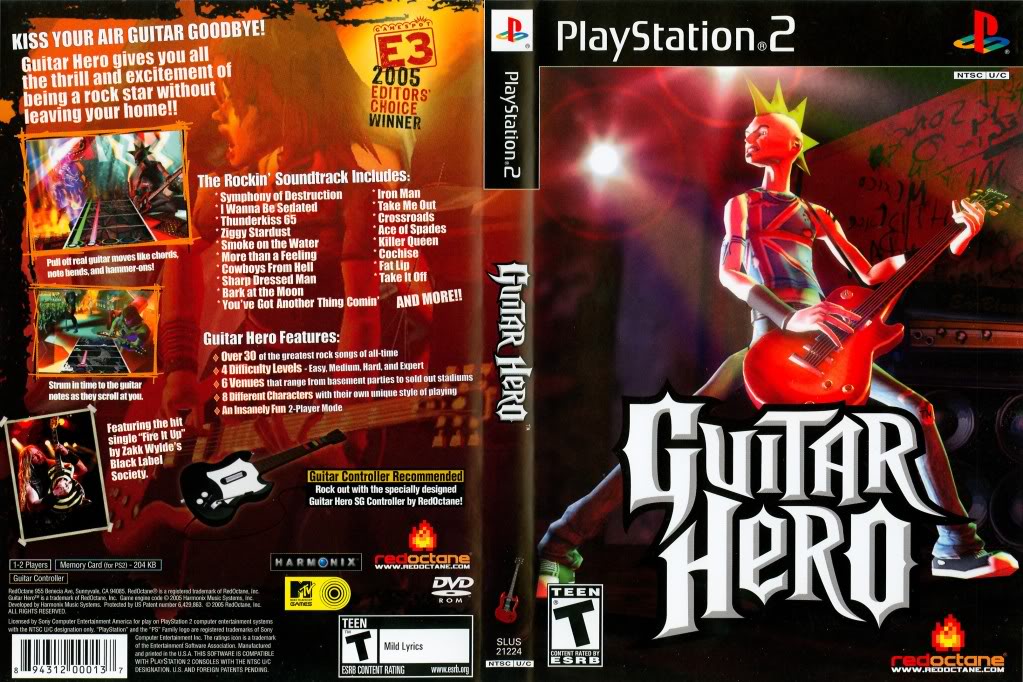 Guitar Hero (Usa) Iso < Ps2 Isos | Emuparadise