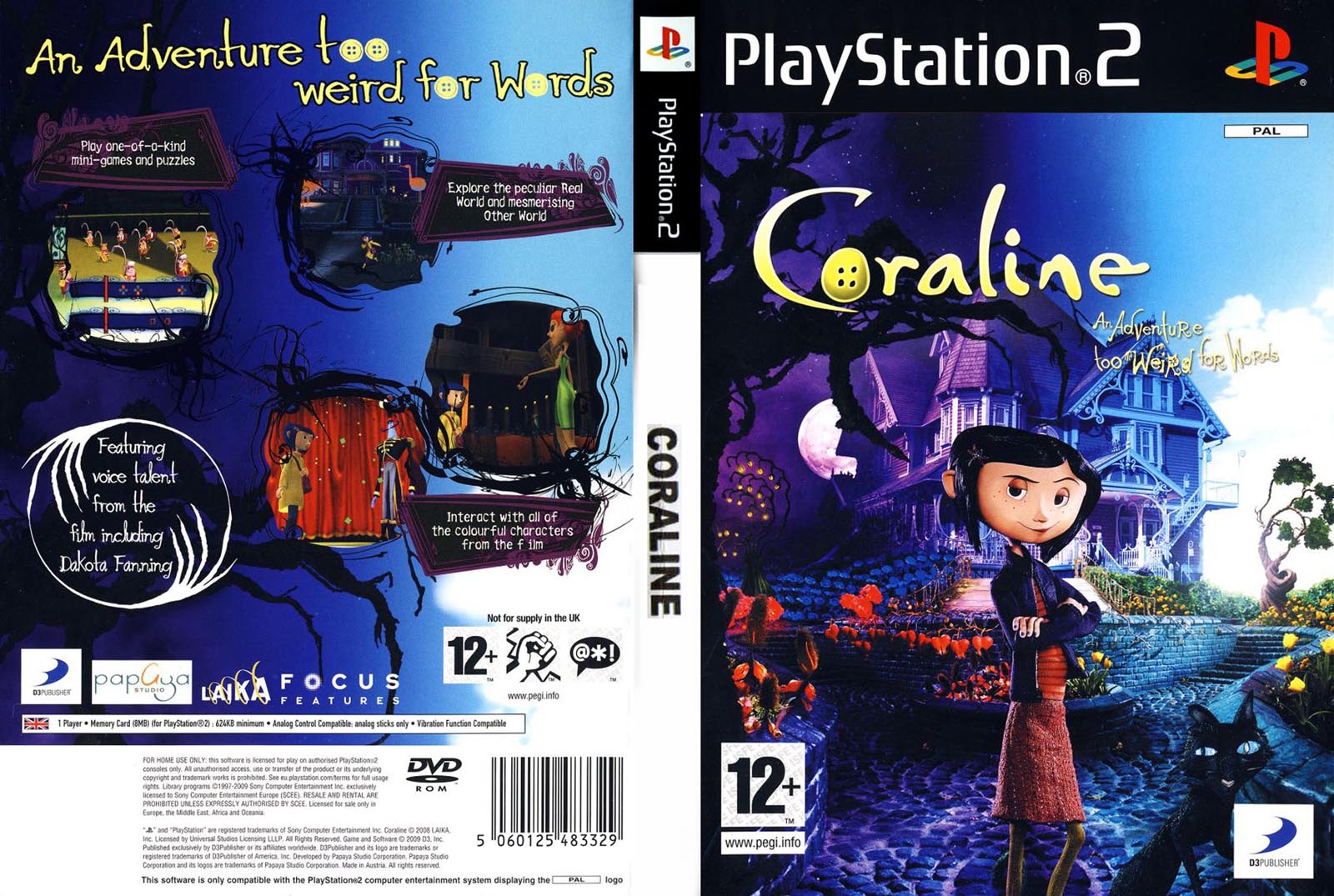 coraline video game