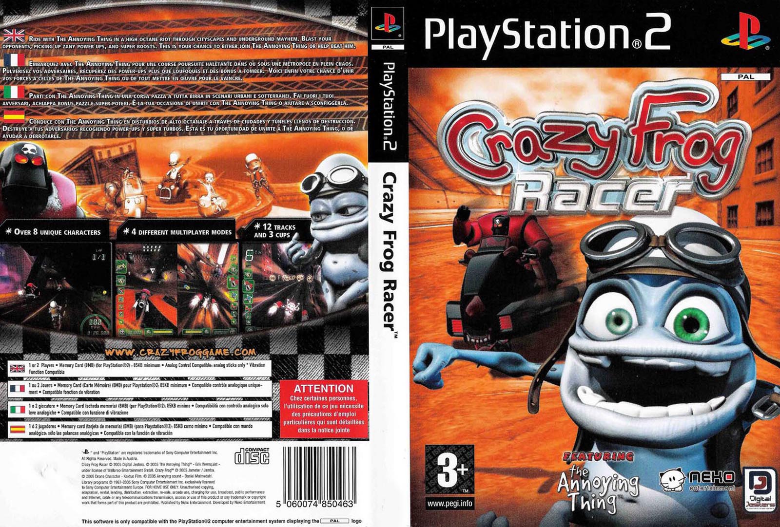 crazy frog racer 2 ps2 iso