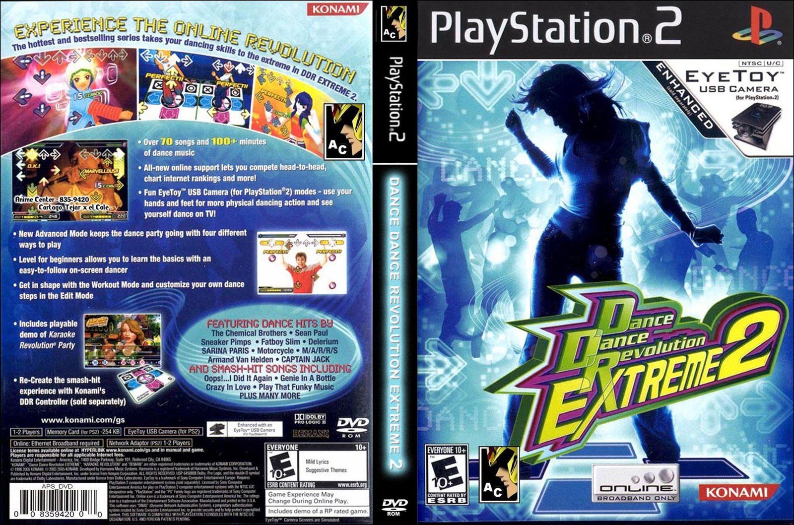 Dance dance revolution store extreme 2 ps2