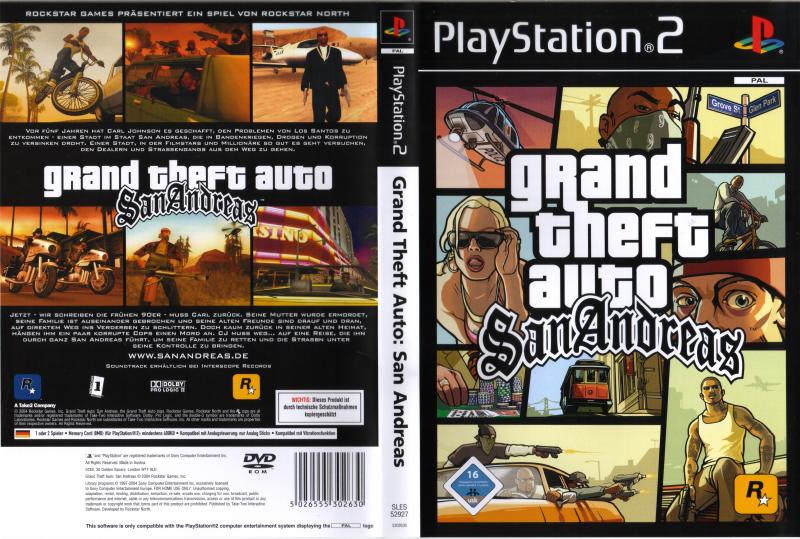 Grand Theft Auto: San Andreas (USA) PS2 ISO - CDRomance