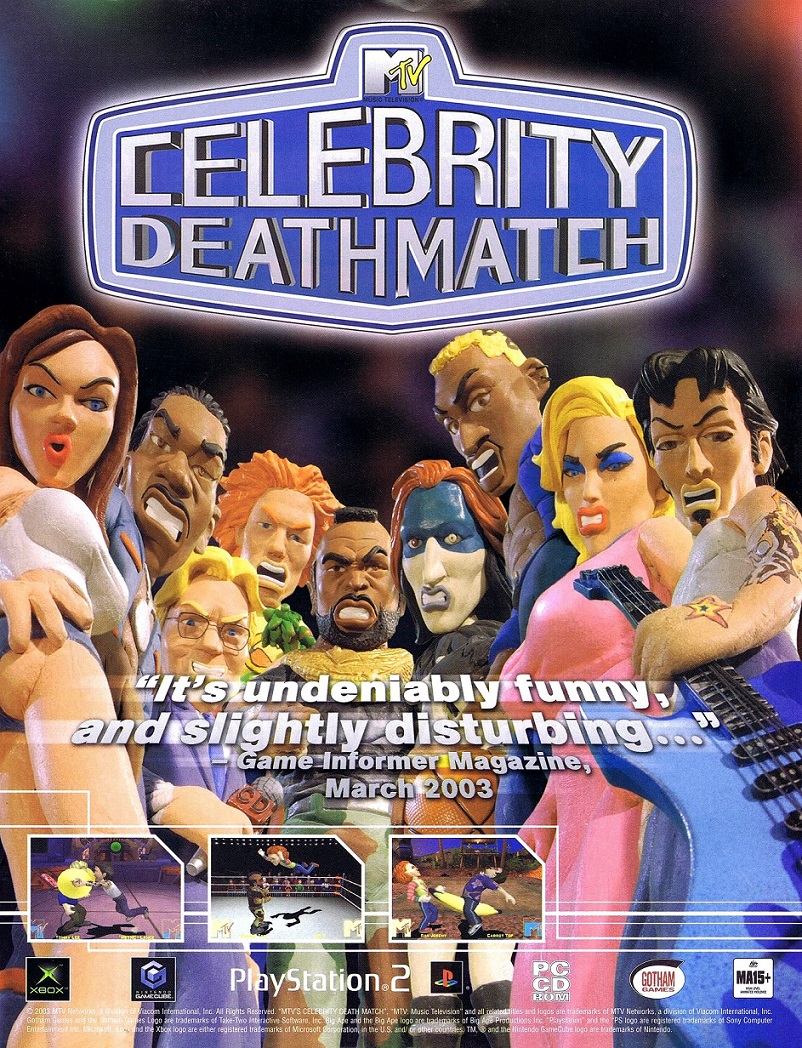 celebrity deathmatch playstation 2