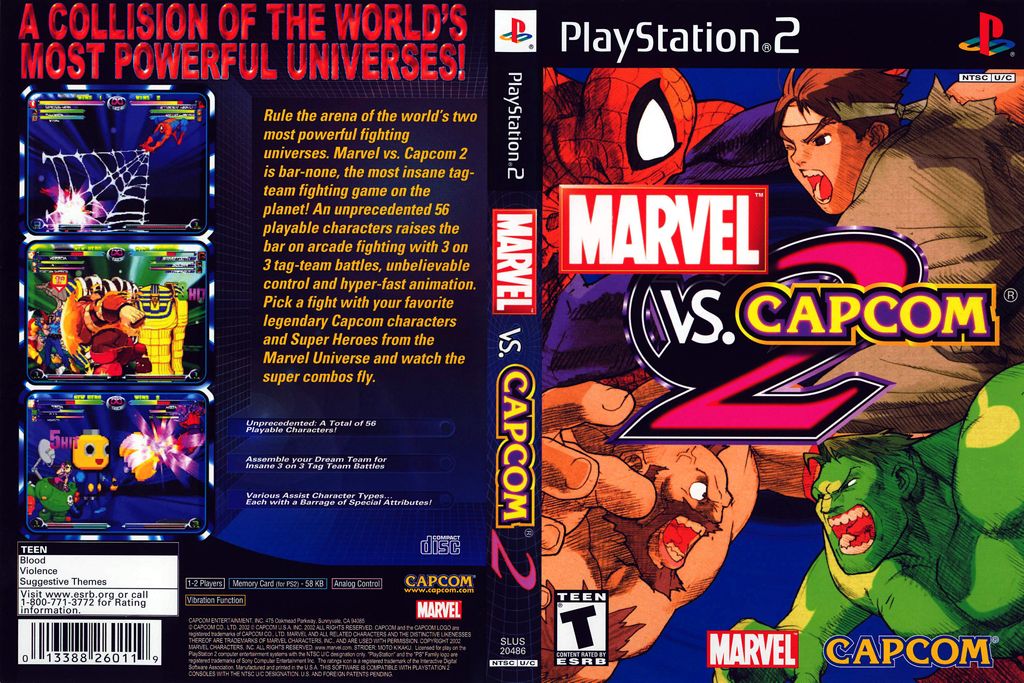 Marvel vs. Capcom 2 - New Age of Heroes (USA) ISO < PS2 ISOs