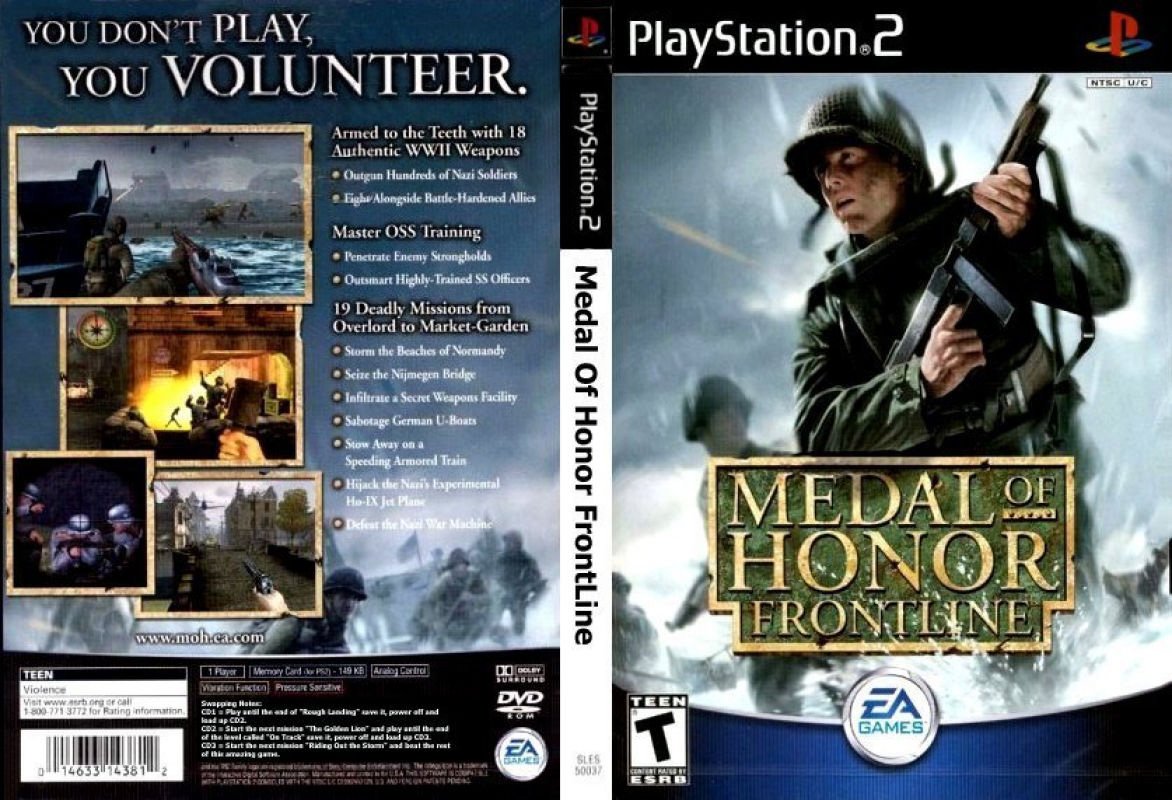 Medal of Honor - Frontline (USA) ISO < PS2 ISOs | Emuparadise