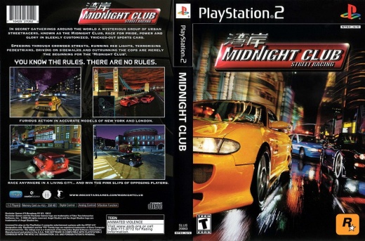 Midnight Club: Street Racing p/ PS2 - Take 2 - Jogos de Ação