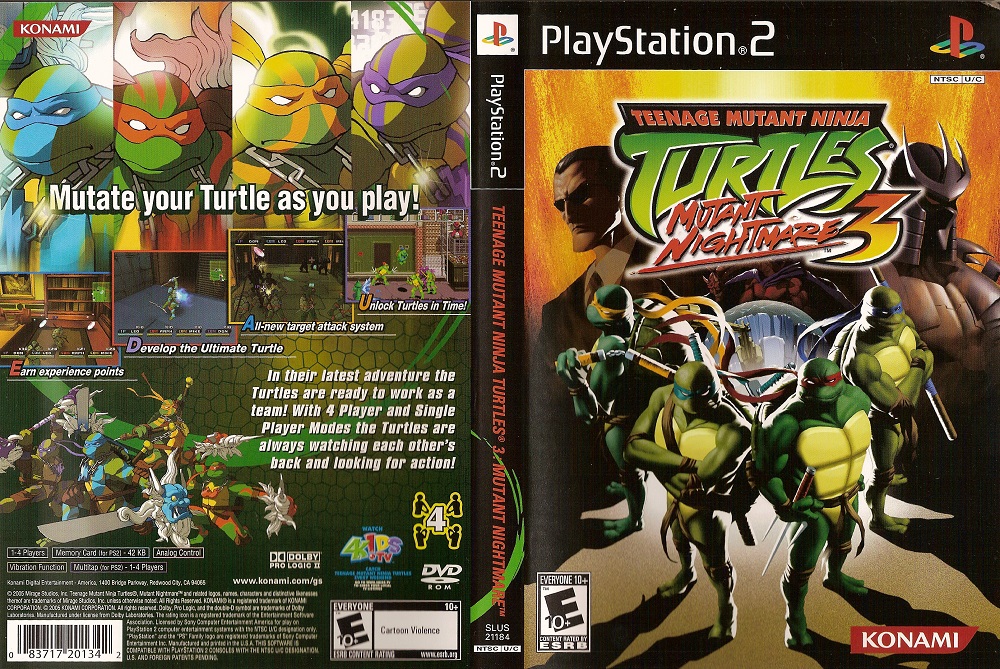 Teenage Mutant Ninja Turtles 3 - Mutant Nightmare (USA) ISO