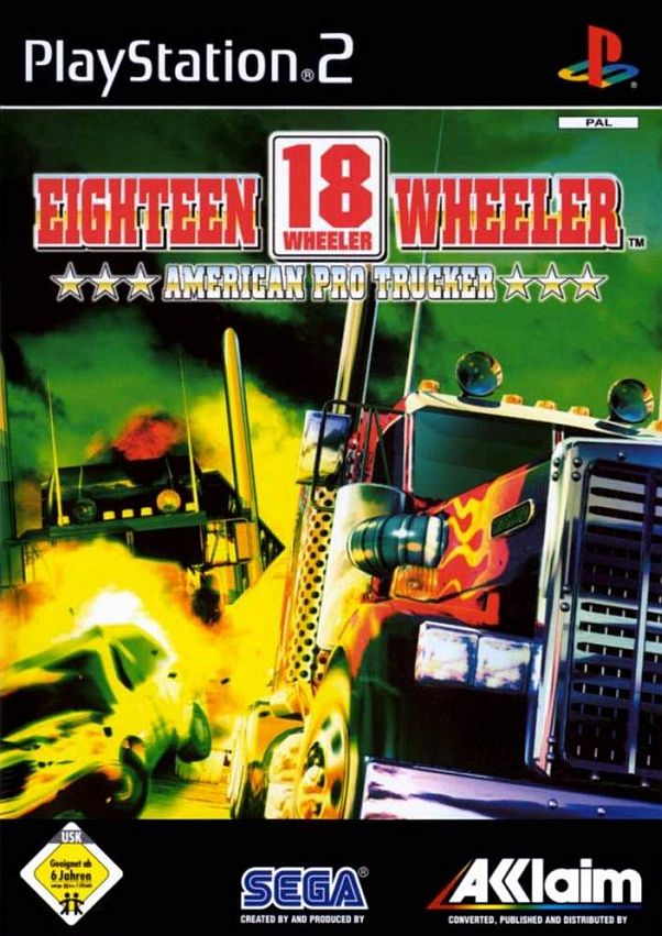 18 Wheeler - American Pro Trucker ROM (ISO) Download for Sony Playstation 2  / PS2 