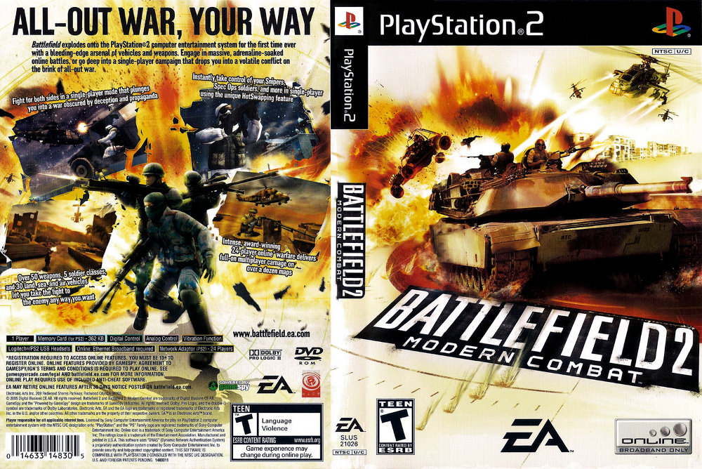 Battlefield 2 - Modern Combat (Europe) (En,Es,Nl,Sv) (V2.01) ISO.