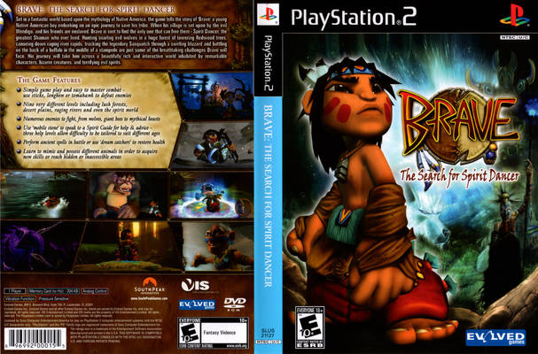 Brave The Search for Spirit Dancer PlayStation 2 Game For Sale