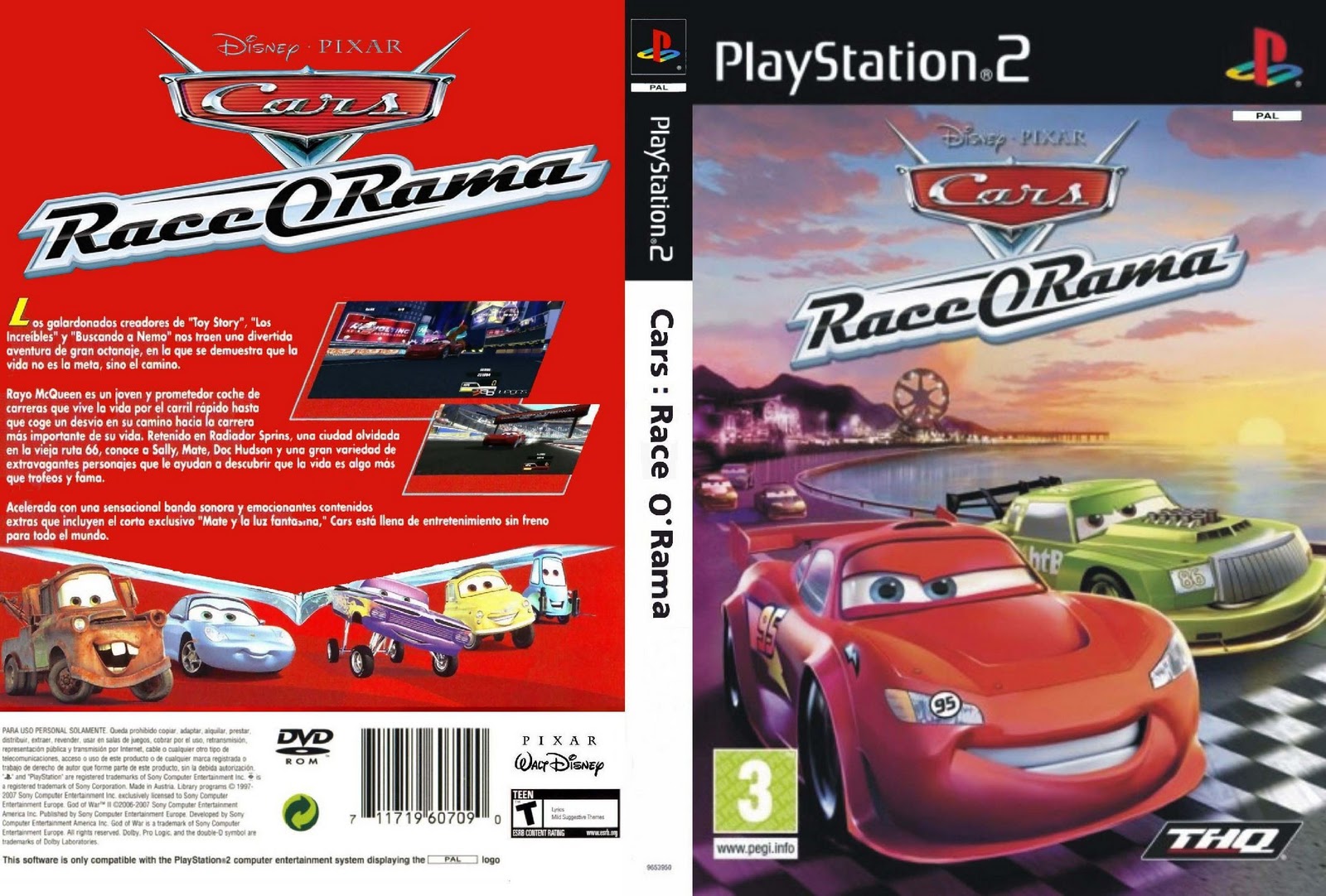 Cars - Race-O-Rama (русская версия) - На Русском языке - Playstation 2/PS2  ISO ( игры, образы ) - Скачать бесплатно - Nintendo - приставочные игры на  русском языке торрентом, cars race o