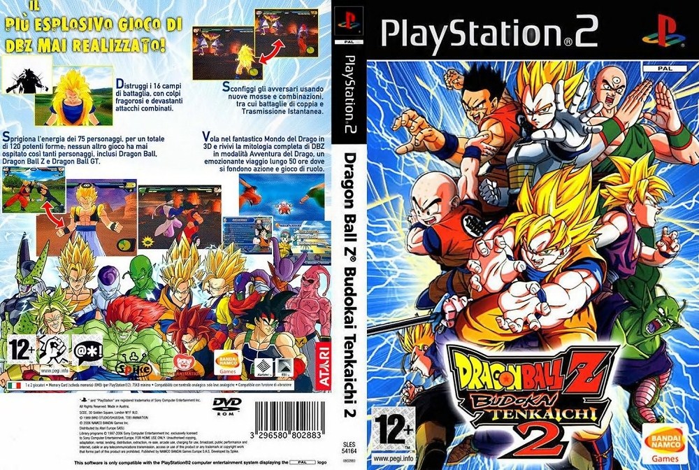 DragonBall Z - Budokai Tenkaichi 2 ROM (ISO) Download for Sony Playstation  2 / PS2 