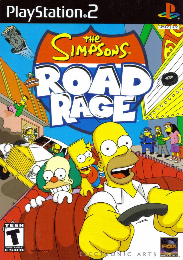 The simpsons road rage nintendo gamecube