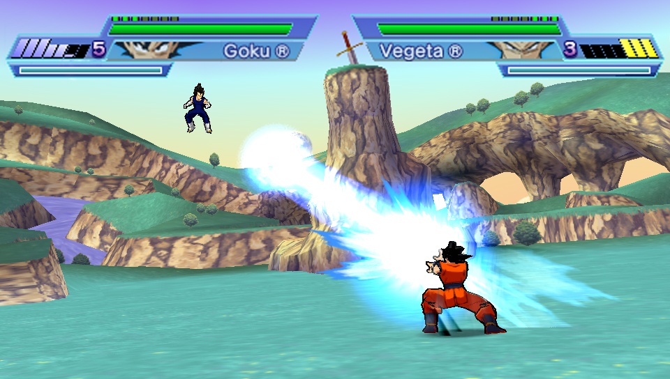 Dragon Ball Z: Shin Budokai para PSP (2006)