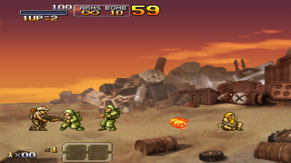 metal slug 7 rom mame recalbox psp