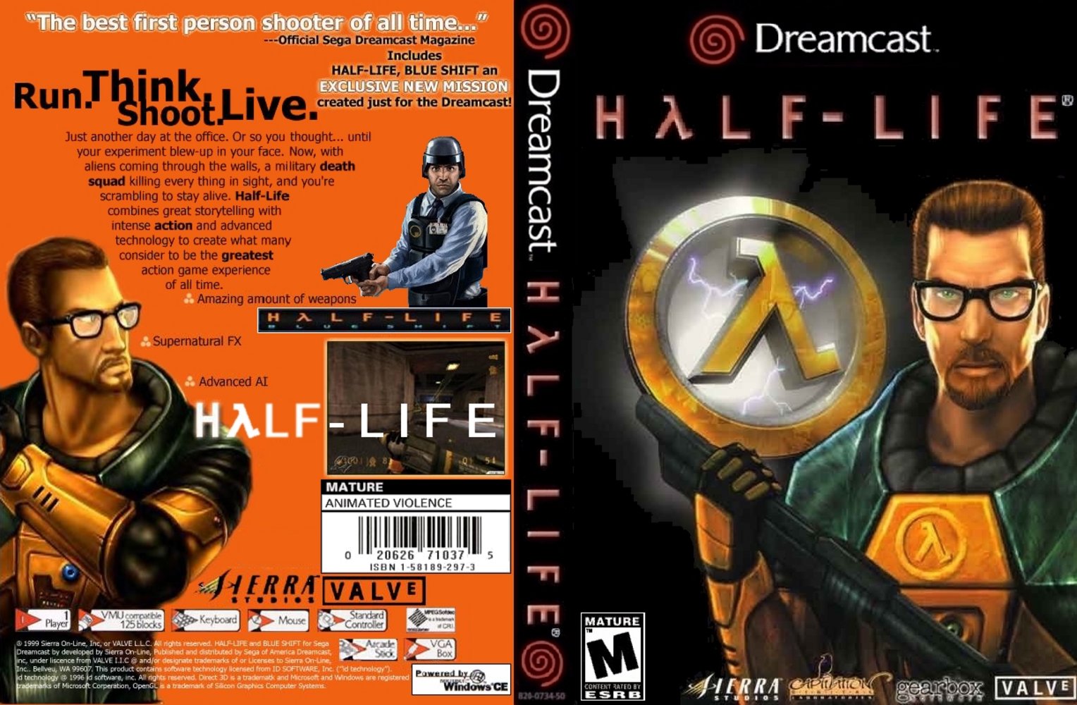 half life sega dreamcast