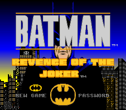 Batman revenge of the joker sega коды