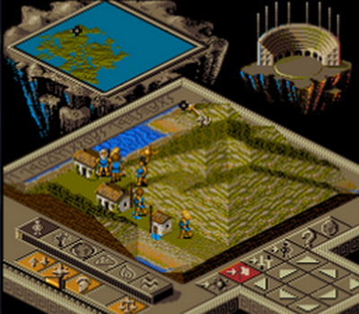 Populous II - Trials Of The Olympian Gods (Germany) ROM < SNES.