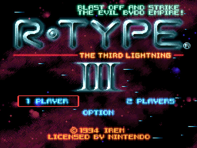 R-Type III - The Third Lightning (USA) ROM