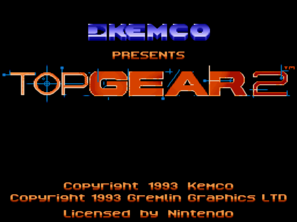 Top Gear 2 (Europe) ROM < SNES ROMs | Emuparadise