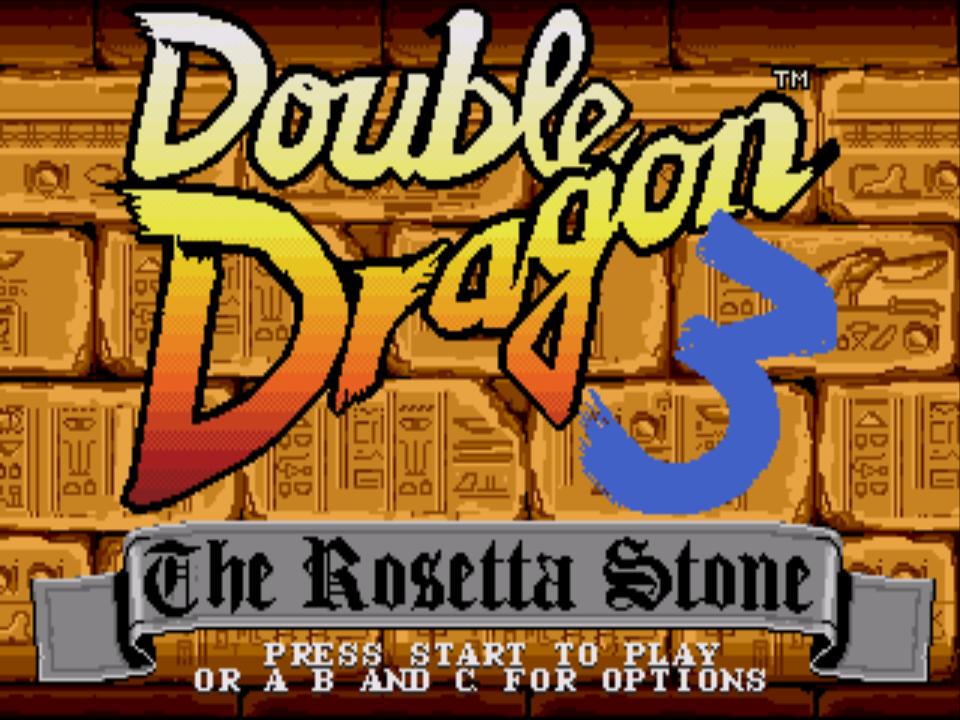 double dragon 3 real time play game soundtrack snes