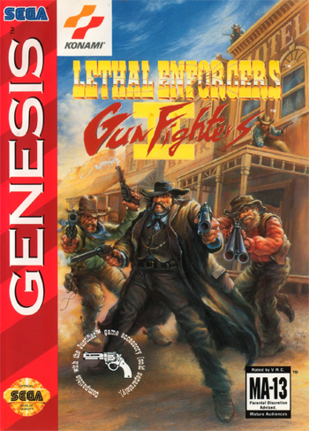 lethal enforcers 2 gun fighters arcade game screenshots