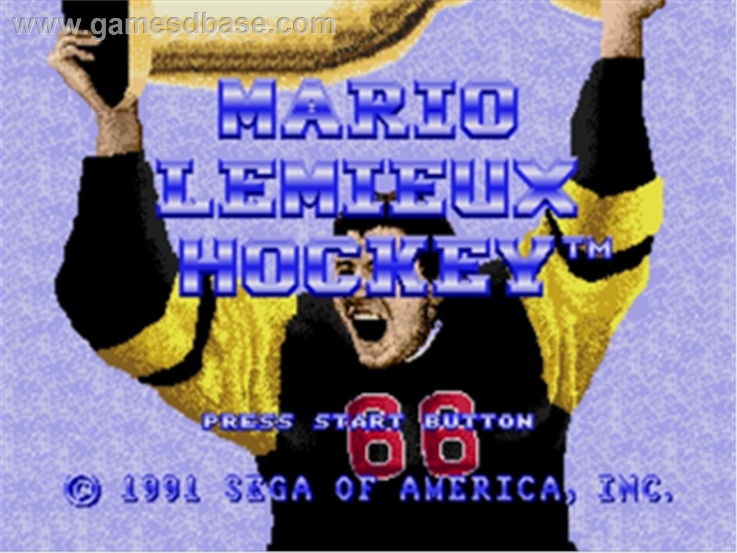 Mario lemieux hockey sega управление