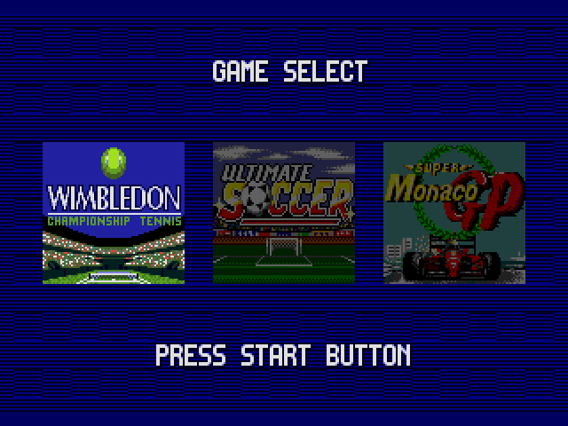 Sega Sport 1 Megadrive - Jeux vidéo