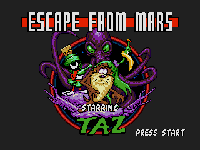 Taz in escape from mars sega коды