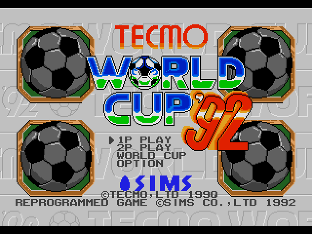 Tecmo world cup 92 sega коды