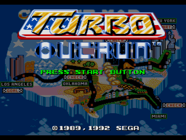 Turbo outrun sega коды