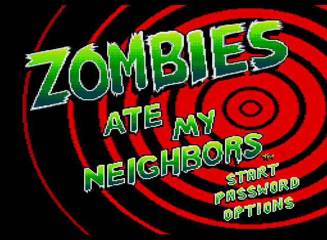 zombies ate my neighbors passwords mega drive