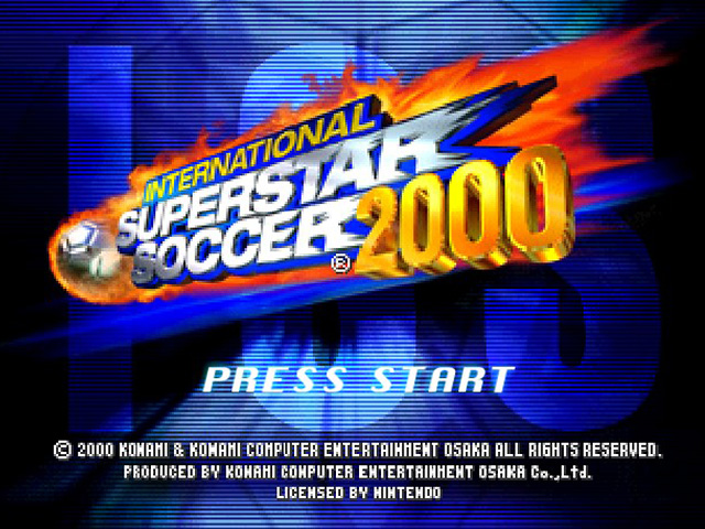 International Superstar Soccer 00 Europe Fr It Rom N64 Roms Emuparadise