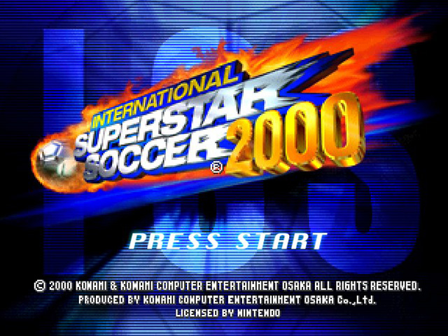 International Superstar Soccer 00 Usa En Es Rom N64 Roms Emuparadise