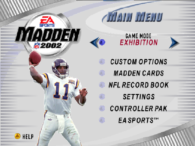 Madden NFL 2002, Sony PlayStation 1