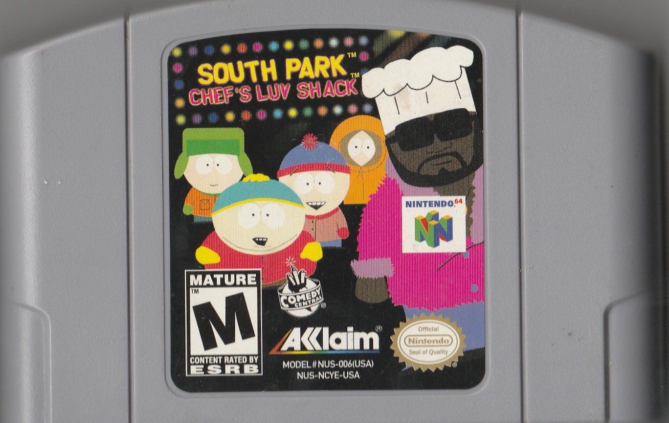 Nintendo 64 roms. South Park Chef s Luv. South Park Nintendo 64. Игра Южный парк Chef Luv Shack. South Park Chef s Luv Shack Dreamcast.