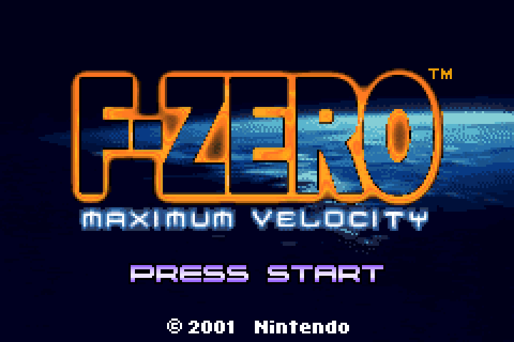 F Zero Maximum Velocity U Mode7 Rom Gba Roms Emuparadise