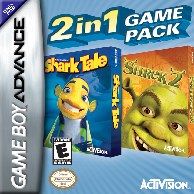 2 In 1 Shark Tale Shrek 2 U Sir Vg Rom Gba Roms Emuparadise