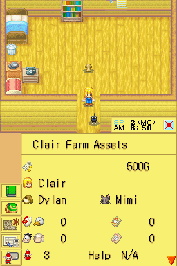 harvest moon ds cute cheats