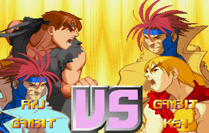 xmen vs street fighter matches