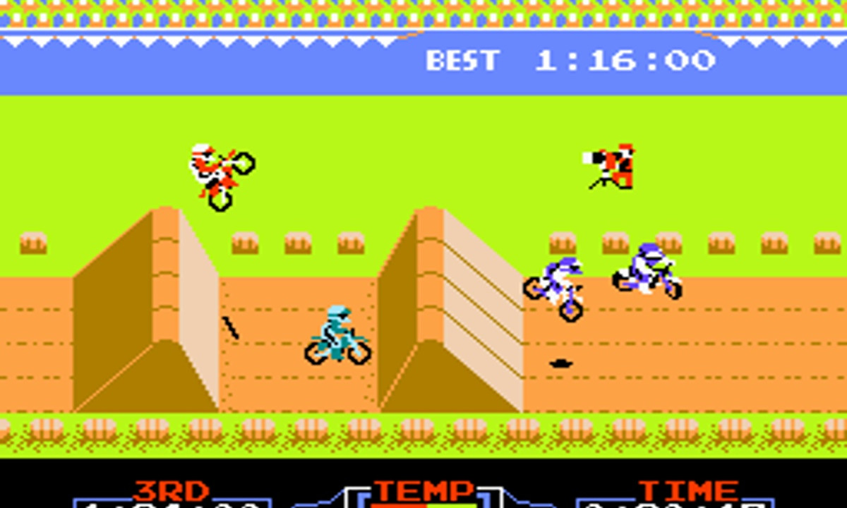 excitebike nes game