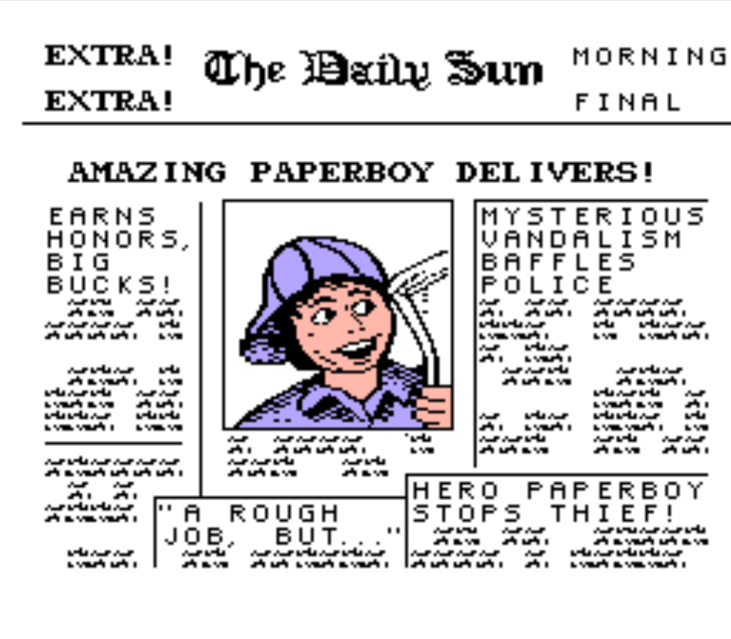 paperboy nes rom