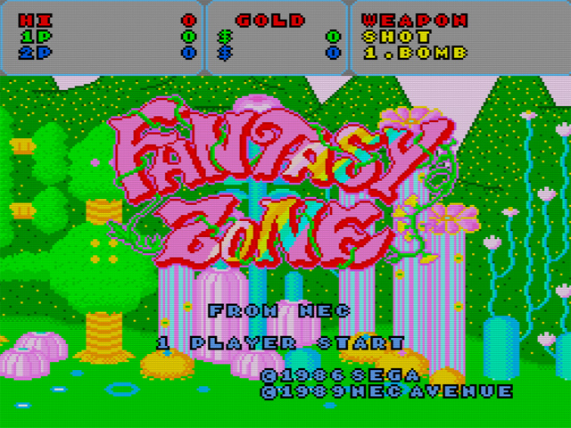 Fantasy Zone Usa Rom Tg16 Roms Emuparadise