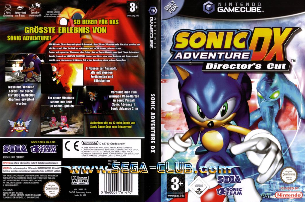 Sonic Adventure 2: Battle ROM & ISO - Nintendo GameCube