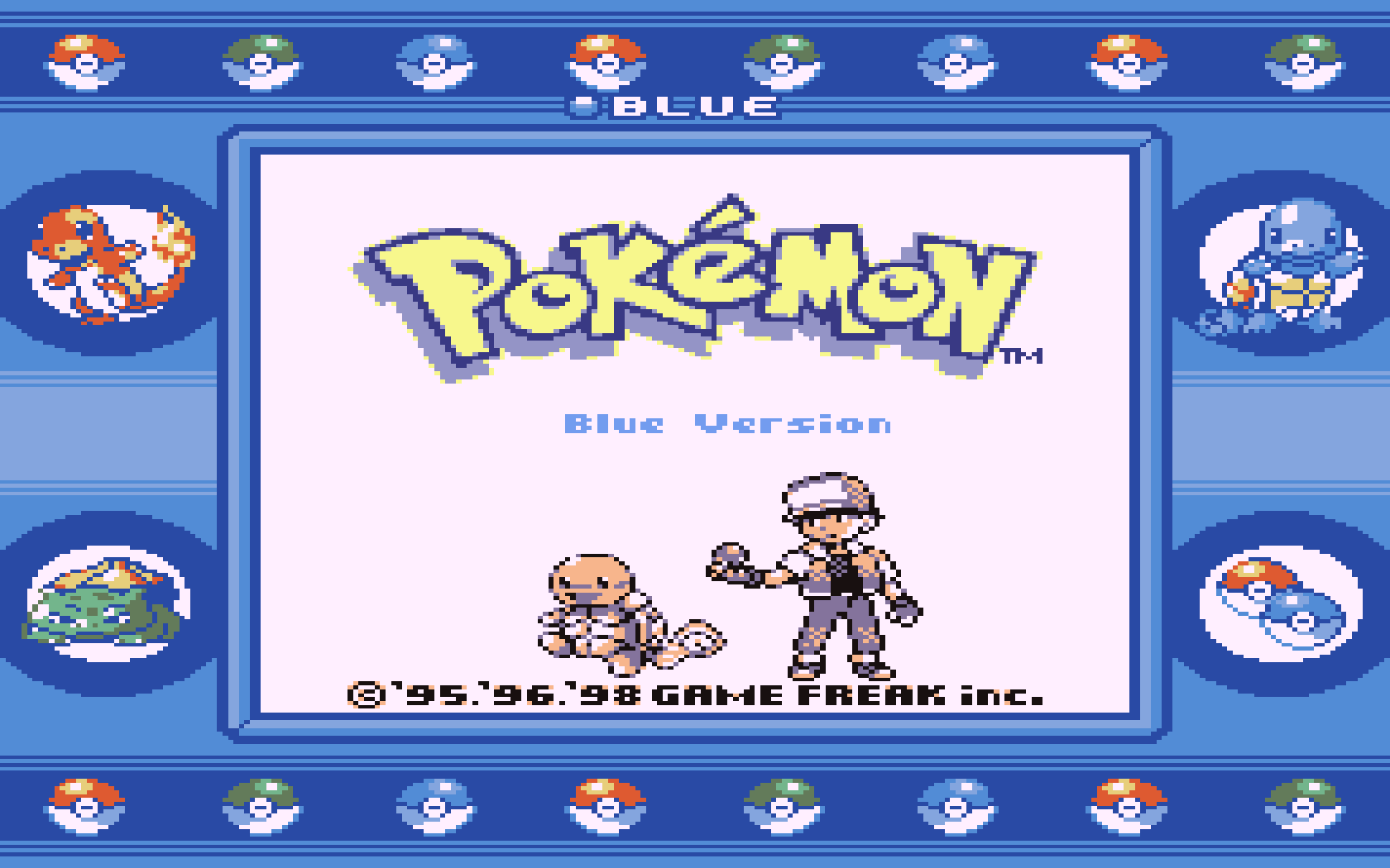 Pokemon Blue Version Usa Europe Rom Gb Roms Emuparadise