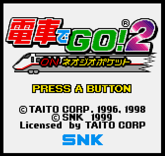 densha de go neo geo pocket