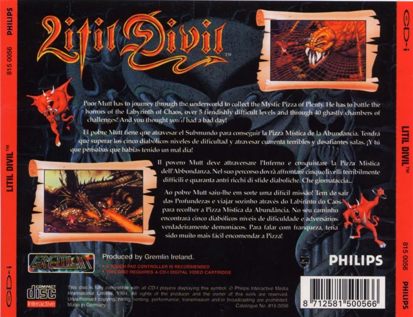 Jeu PC LITTIL DIVIL (Gremlins) - État Correct