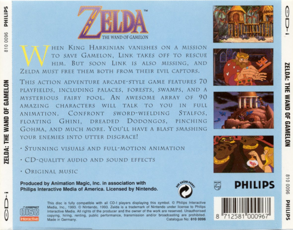 Zelda The Wand of Gamelon (CD-i) ISO < CD-I ISOs | Emuparadise