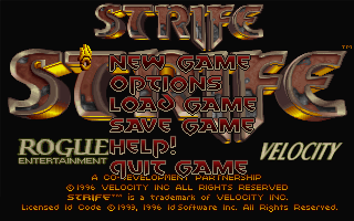 Strife v1.2 (1996)(Velocity) Game < DOS Games | Emuparadise