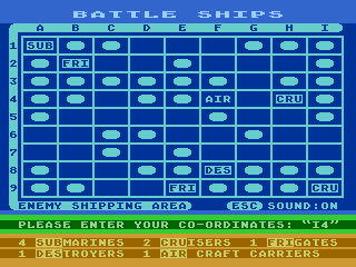 Screenshot Thumbnail / Media File 1 for Battle Ships (John Foskett)